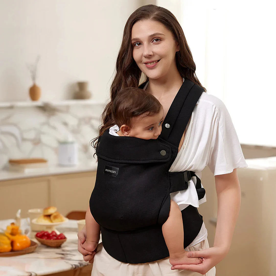 Portabebé 3 en 1 malla Gris Momcozy