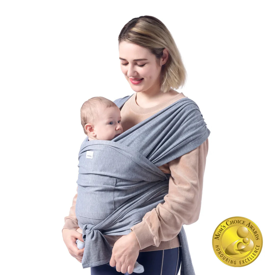 Portabebé Fular Gris Momcozy