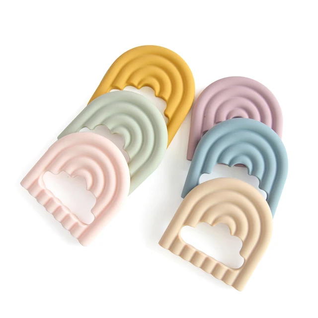 Mordedor de silicona Rainbow - Supermom