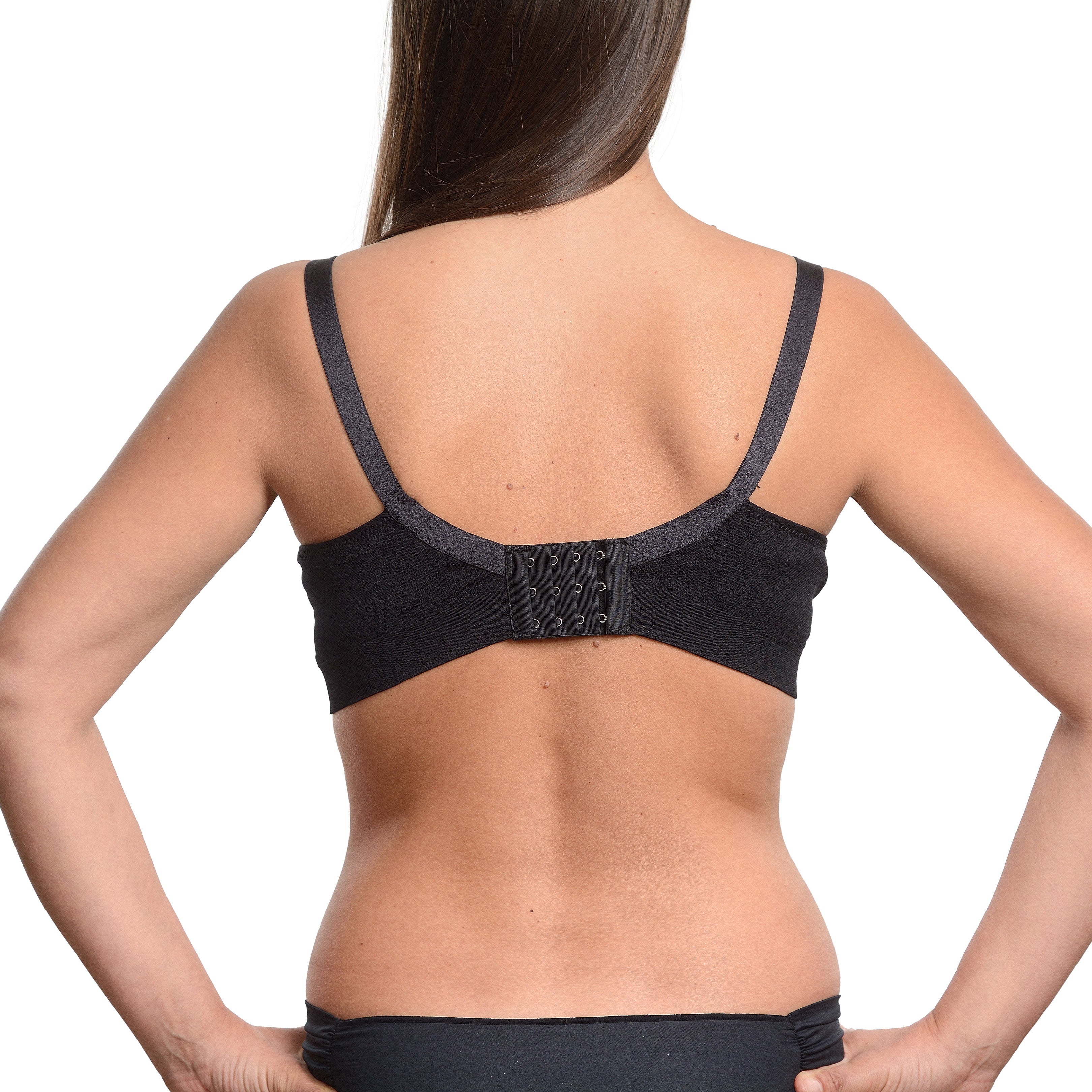 Sostén de lactancia deportivo negro - Supermom