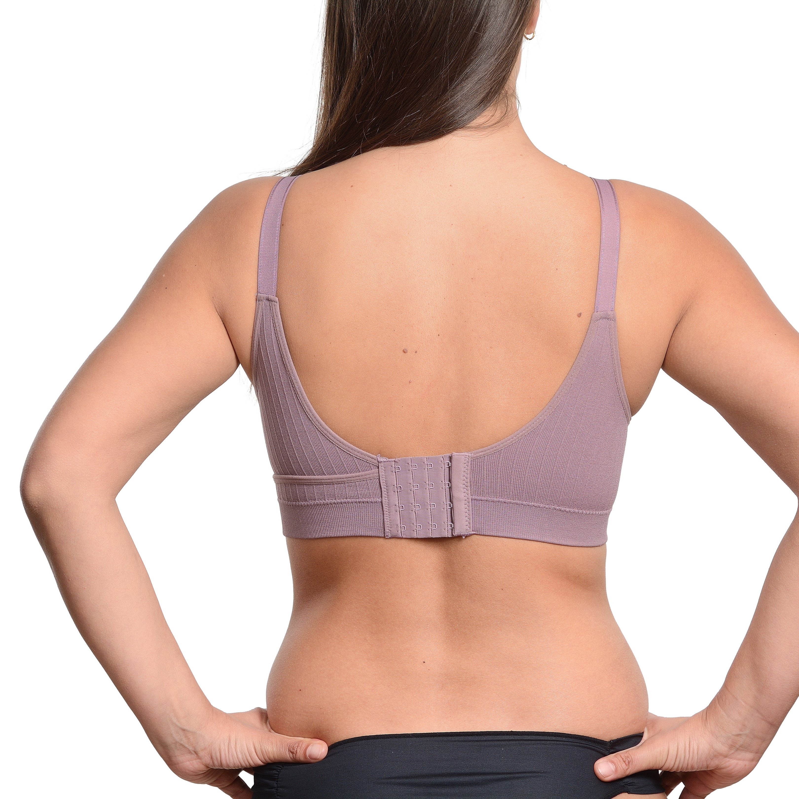 Sostén de lactancia seamless morado - Supermom
