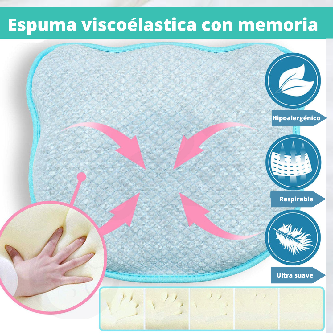 Almohada Cojín para Bebé Anti-plagiocefalia (cabeza plana) - Supermom
