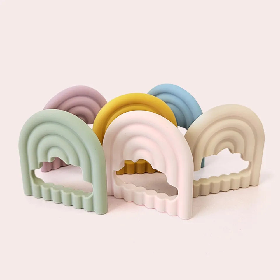 Mordedor de silicona Rainbow - Supermom