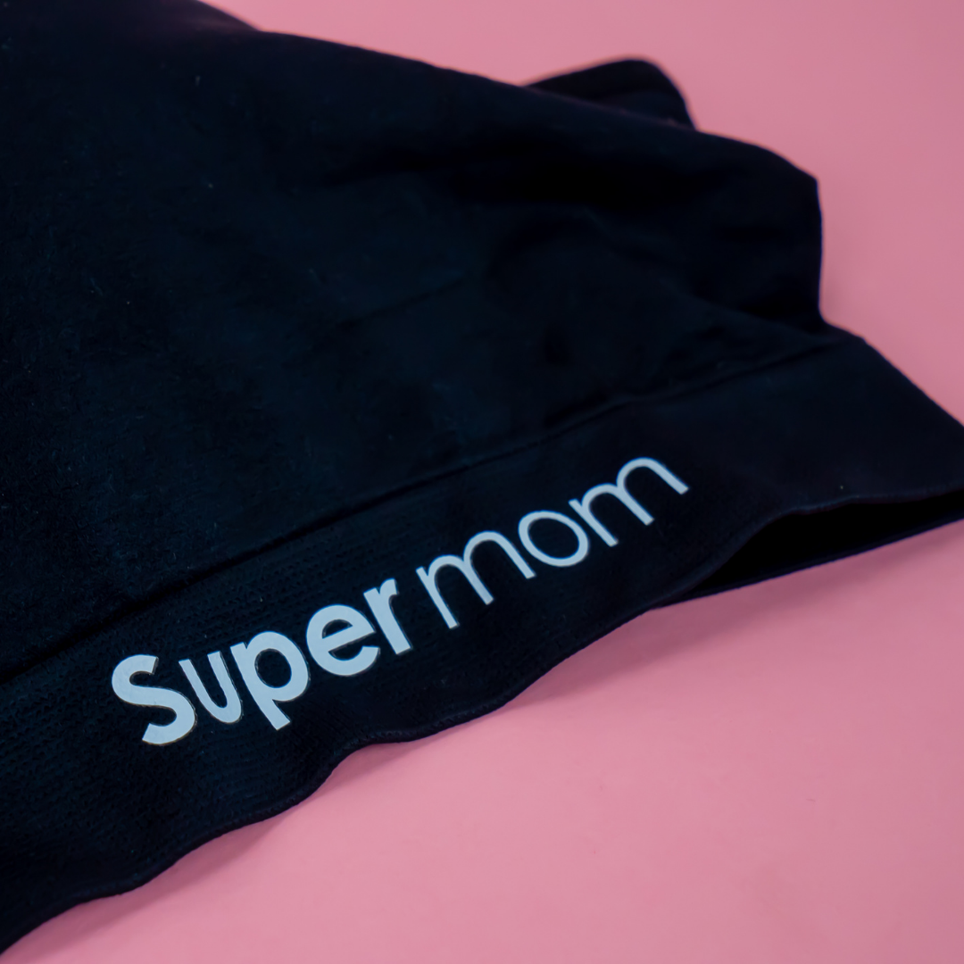 Sostén de lactancia deportivo negro - Supermom