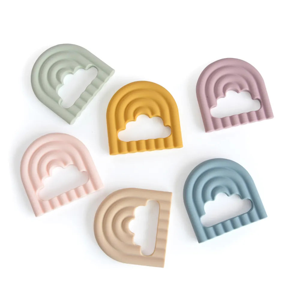 Mordedor de silicona Rainbow - Supermom