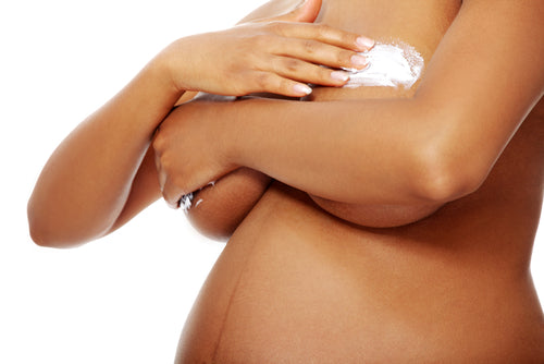 Pezones grandes y oscuros durante el embarazo y postparto