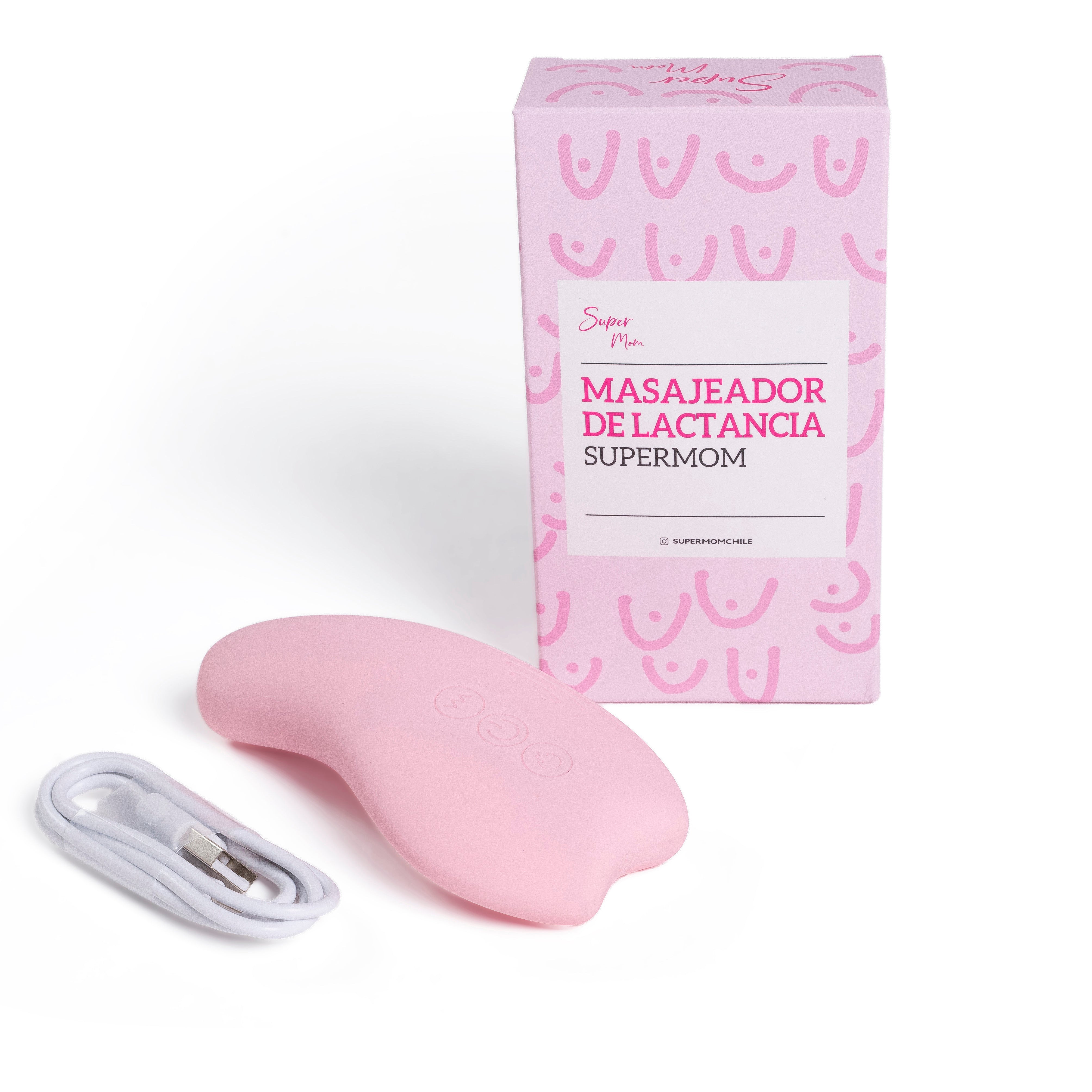 Masajeador de lactancia con 10 vibraciones y niveles de calor - Supermom