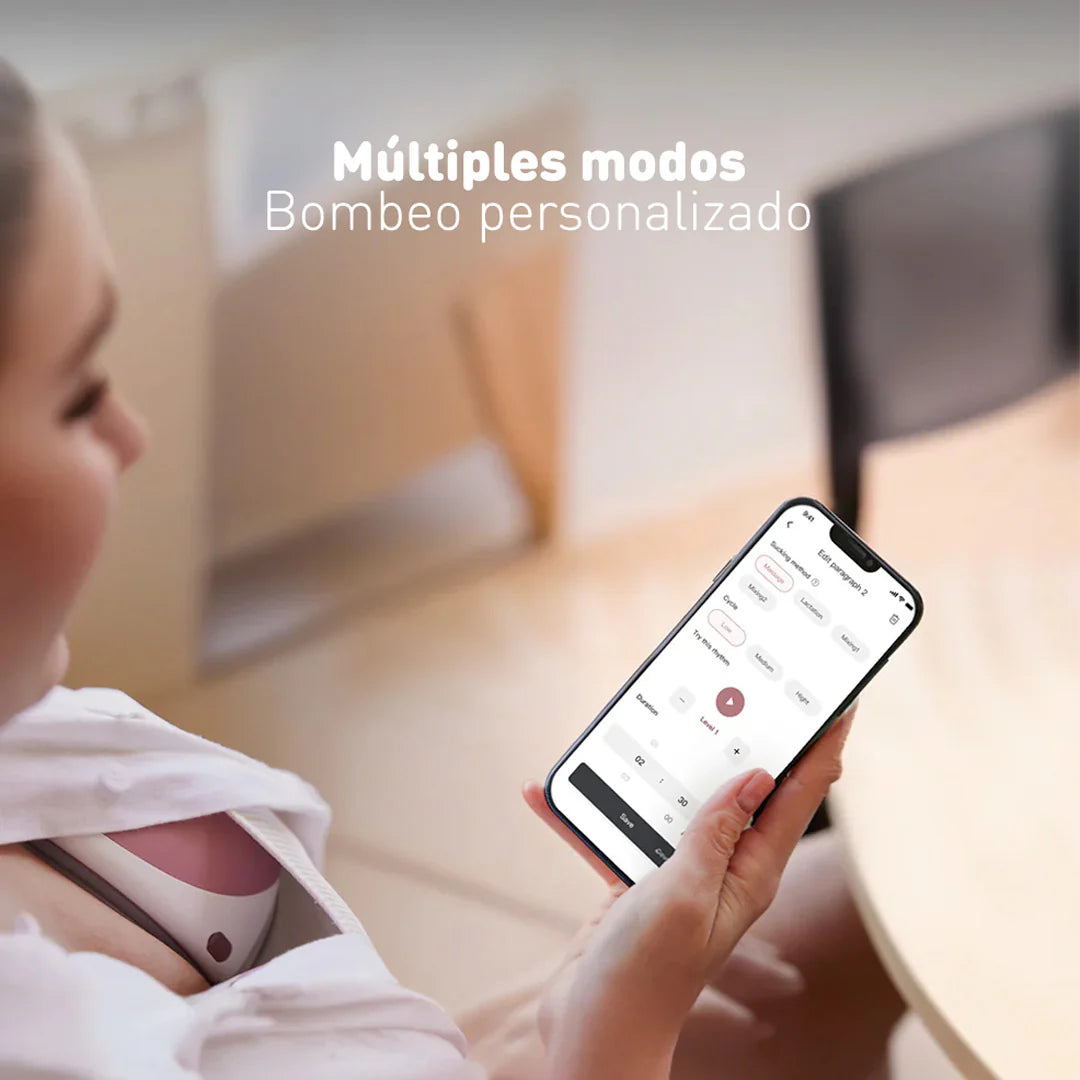 Extractor de Leche Materna M9 Mobile Flow™ doble Momcozy