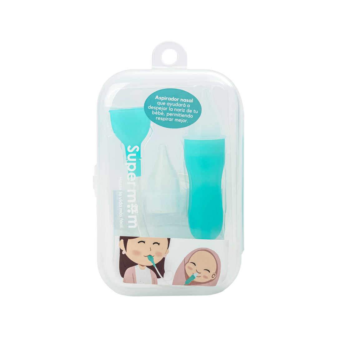 Aspirador nasal para bebés antireflujo boquilla anatómica - Supermom