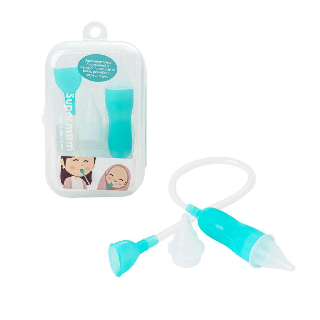 Aspirador nasal para bebés antireflujo boquilla anatómica - Supermom