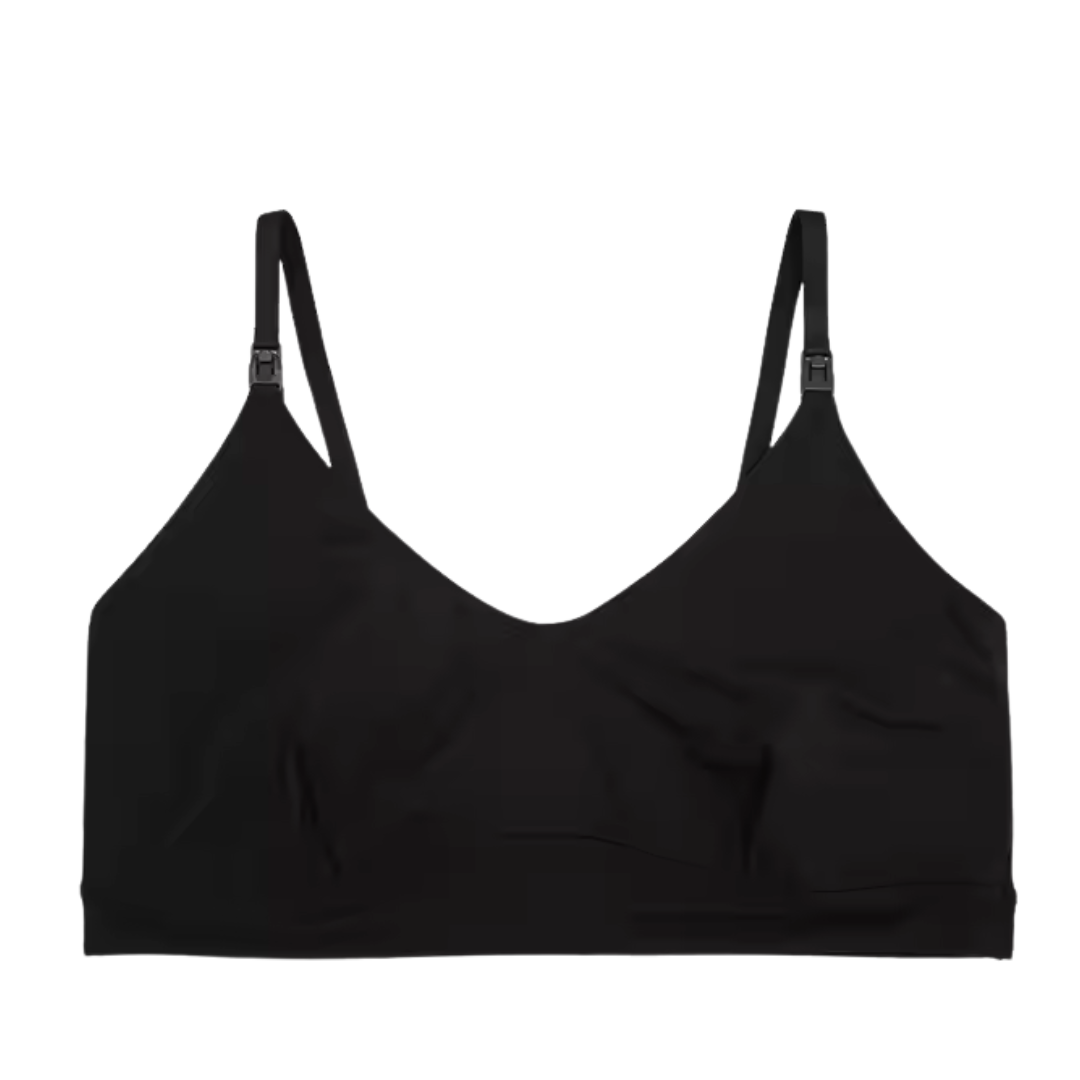 Sostén de lactancia absorbente negro