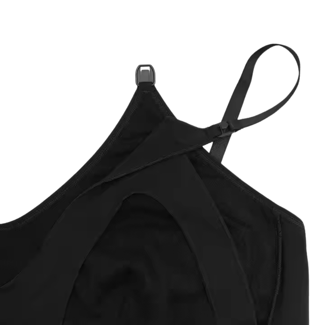Sostén de lactancia absorbente negro