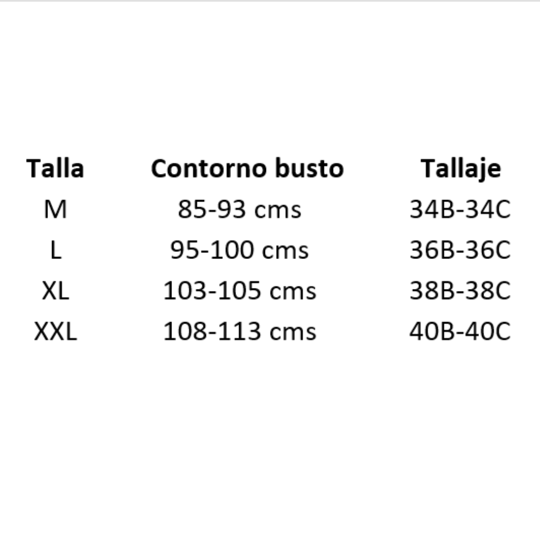 Medidas sosten 34b cheap